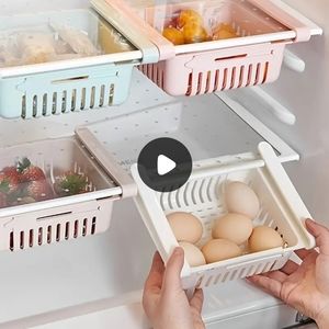 Set of 2 Expandable plastic baskets, for fridge or‎ Makeup, Pens/Organizer